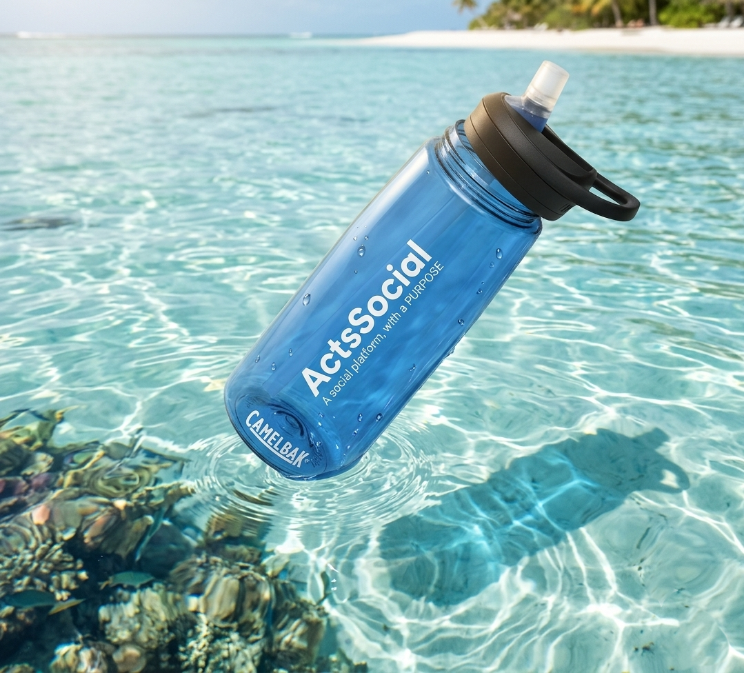 Introducing the ActsSocial Sports Water Bottle: Stay Hydrated, Stay Inspired!