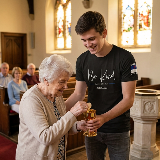 “Kindness Isn’t Optional” – Ephesians 4:32 – ActsSocial Premium Unisex Tee